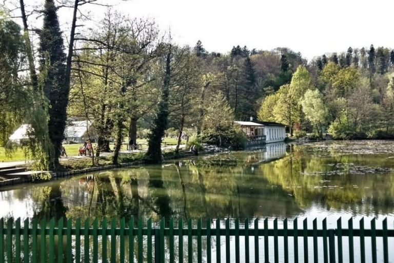 Ribnik v Parku Tivoli Ribnik v Parku Tivoli